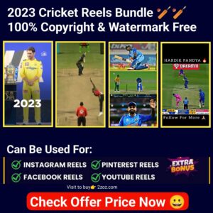 2023 Cricket Reels Bundle