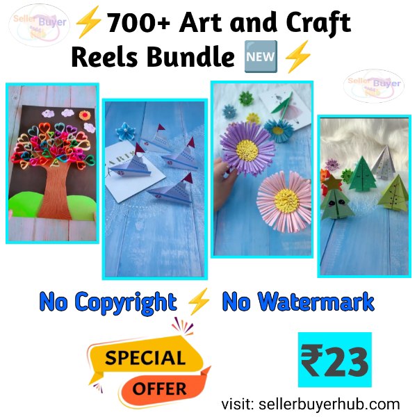 700 art and craft reels bundle free download